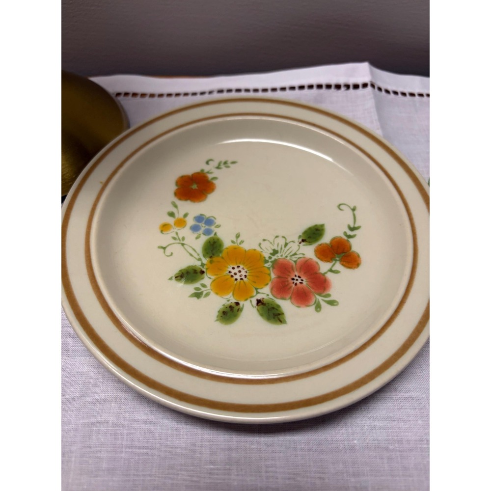Vintage Sweet Flowers‎ Stoneware Plates- Set of 2